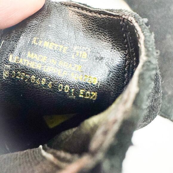 Lauren Ralph Lauren Suede Platform Black Booties Size 11 - Picture 3 of 6